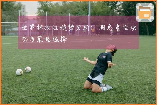 世界杯投注趋势分析：洞悉市场动态与策略选择